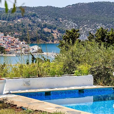Villa Rodia With Swimming Pool On Skopelos Island Exterior photo