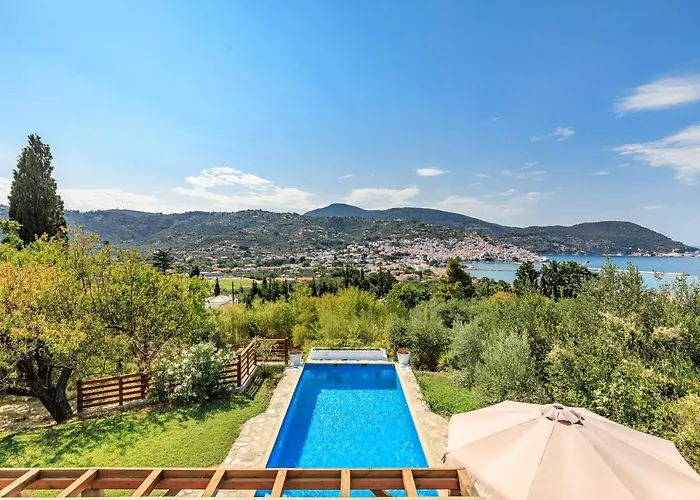 Villa Rodia With Swimming Pool On Skopelos Island