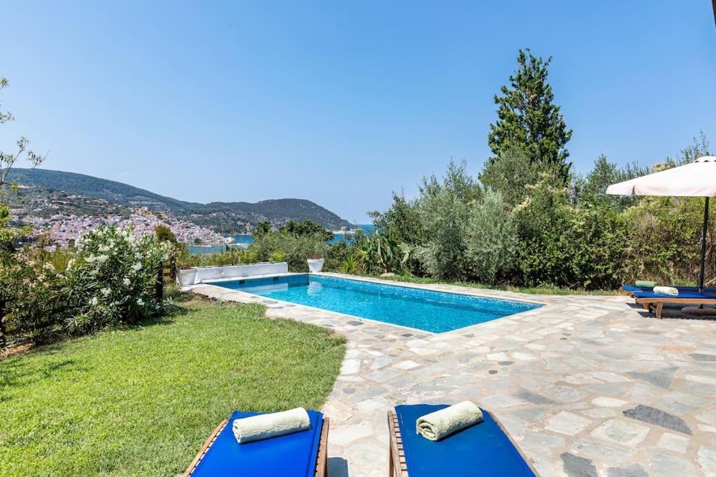 Rodia With Swimming Pool On Island Skopelos Town