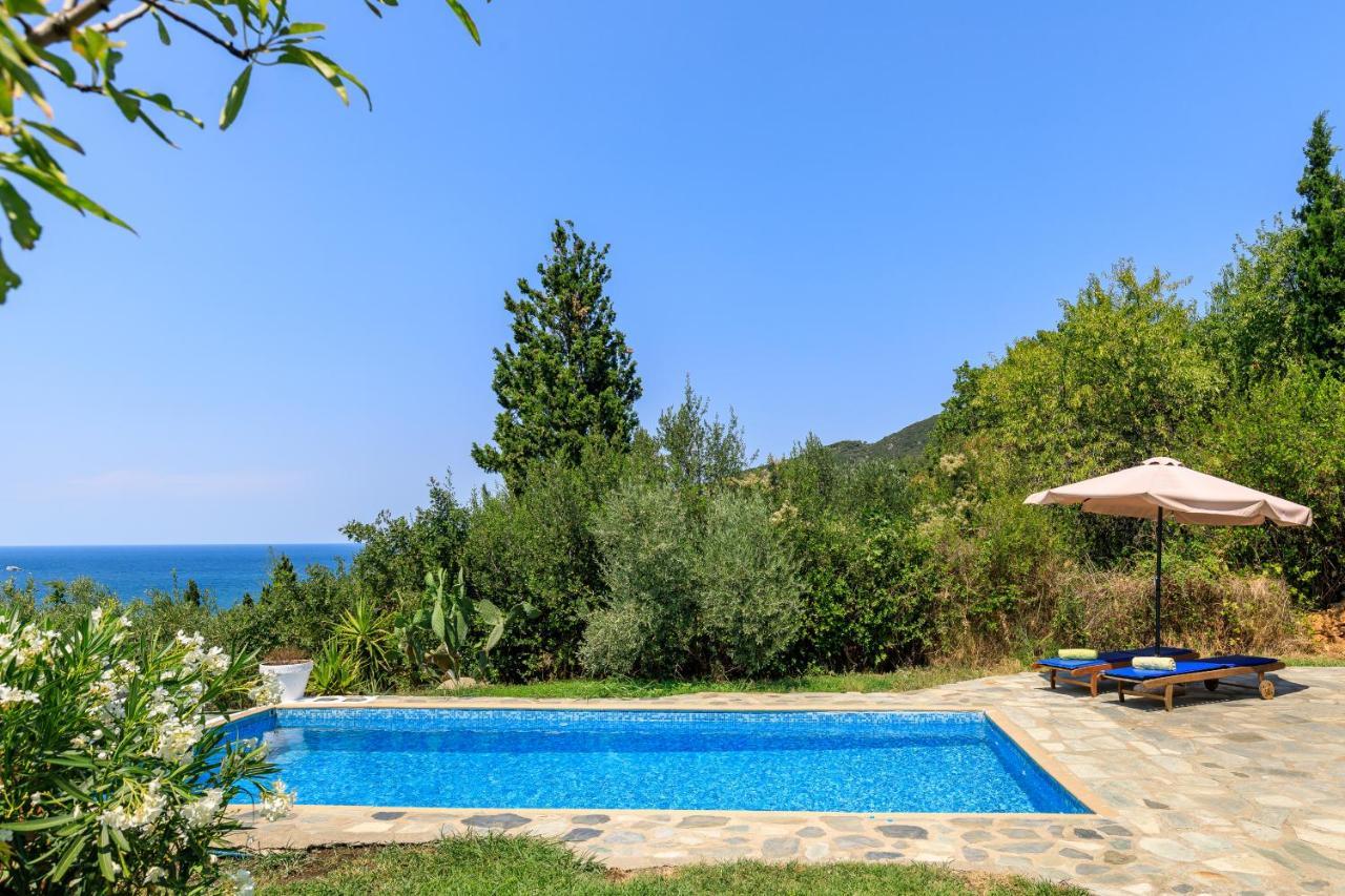 Rodia With Swimming Pool On Island *